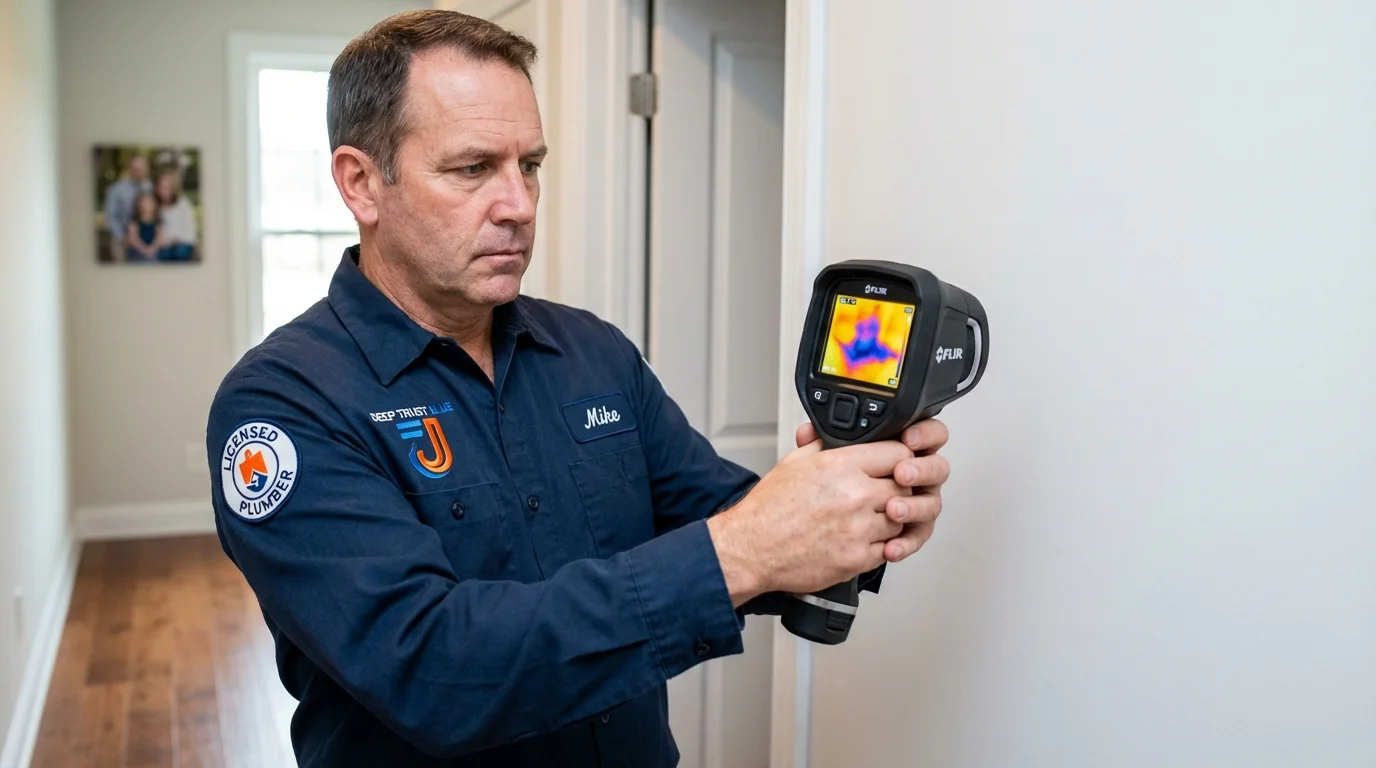 Thermal imaging leak detection by Johns Plumbing LLC in Fort Thompson